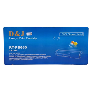 D&J RT-PB660 - Toner cartridge - Longer lasting color fastness without fading - Longer life and guaranteed performance