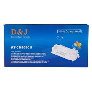 D&J RT-CH505CU - Laser Printer Cartridge - Professional, accurate and clear printing - Black