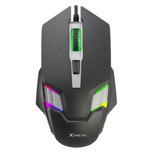  XTRIKE ME GM-110 Wired Gaming Mouse - Adjustable DPI up to 3600 - 4 Buttons - 7-Color RGB Lighting - Optical Sensor 