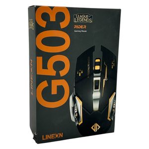  Lechat Rider G503 Gaming Mouse - RGB - 2400 DPI  - Black 