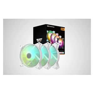 dark Flash C6MS 3in1 - Case Fan Kit - 120mm - 1100 RPM - ARGB - White 
