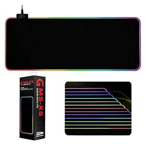 Brandless GMS-WT-5 - Gaming Mouse Pad - RGB Lighting - Black 