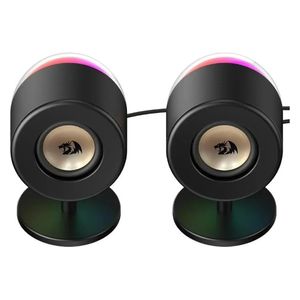 سماعات ريدراكون - GS598 - بقوة 6 واط - اضاءة RGB - اسود