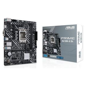 لوحة ام من اسوس - PRIME H610M-K  D4 ARGB - اسود