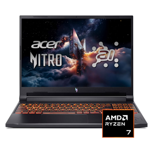 Acer Laptop 16-Inch - Acer Nitro V 16 AI - AMD Ryzen 7 260 - 512GB - RAM 16GB - NVIDIA GeForce RTX 5050 8GB - Win11 Home