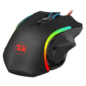  ماوس الألعاب ريدراجون M607 جريفن - 7200 نقطة في البوصة - ار جي بي - أسود 