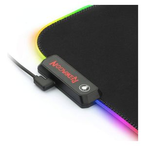 Redragon P033 Suzaku - RGB LED Extended Gaming Mousepad - 800x300x4mm - Soft Waterproof - Black