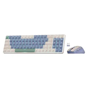  Redragon BS-8772CB - Wireless Keyboard and Mouse Combo - Blue 