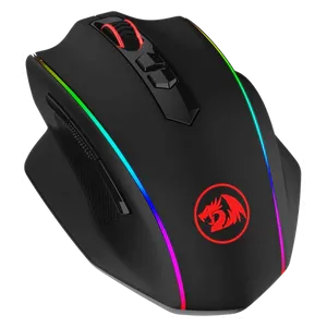 Redragon M686RGB - Wireless & Wired Gaming Mouse - 16000 DPI - 45H Battery Life - Customizable RGB - Black