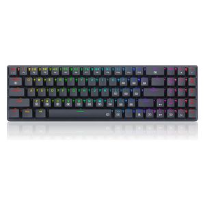 Redragon K626P Ashe Pro - 75% Mechanical Gaming Keyboard - 78-Key  - Hot-Swappable - Type-C Wired Only - Black