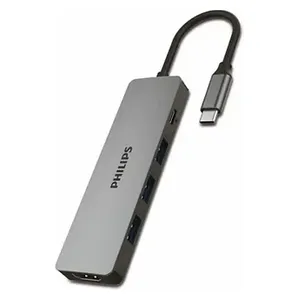 Philips SWR1602C 93 - USB-C Hub 5 in 1 - Gray