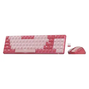  Redragon BS8772RP - Wireless Keyboard with Mouse - Red 