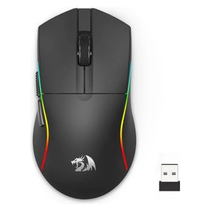  Redragon M816-PRO - Wireless Gaming Mouse – 26K DPI - 200Hrs Battery Life - RGB - Black 