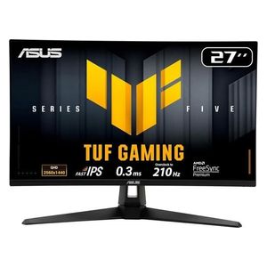  شاشة اسوس تاف للالعاب VG27AQ5A - 27 انج - 210 هيرتز - 0.3 مللي ثانية زمن الاستجابة - QHD - اسود 