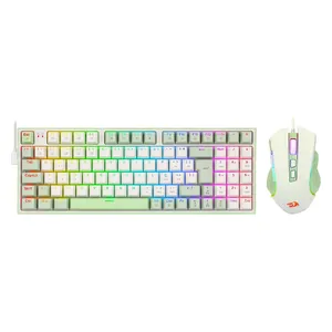  Redragon S134 - Wired Keyboard with Mouse - Green 