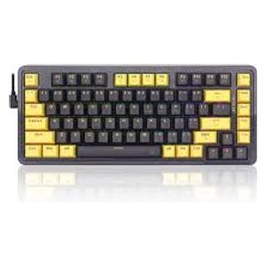  Redragon K649 - Wired Gasket RGB Gaming Keyboard - 82 Keys Layout - Quiet Custom Linear Switch - Black 