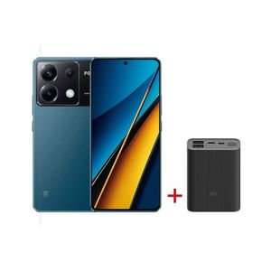  Xiaomi Poco X6 5G - Dual SIM - 256/12GB - Blue + Xiaomi 3 Ultra Compact Power Bank - 10000mah - Black 