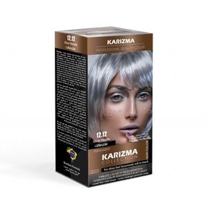  KARIZMA Professional Quality Color, 12.12 - Silver Metallic 