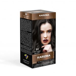  KARIZMA Professional Quality Color, 3.4 - Dark Chestnut 