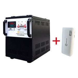  منظم فولتية باور سوليد - PS-S10000VAL - 90V-10KVA + شاحن محمول باور سوليد - PS10 - 10000mAh + تركيب مجاني 