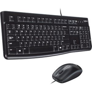  Logitech MK120-920-002546 - Wired Keyboard & Mouse Combo 