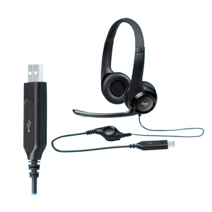  Logitech H390 - Headphone Over Ear - Black 