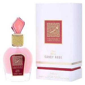  Musk Candy Rose by Lattafa for Unisex - Eau de Parfum, 100 ml 