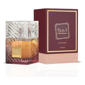 Khamrah Dukhann by Lattafa for Men - Eau de Parfum, 100ml