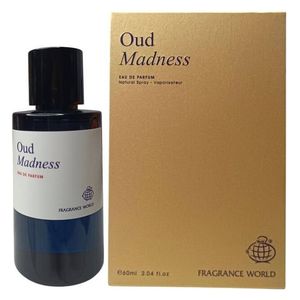  Oud Madness by Fragrance World for Unisex - Eau de Parfum, 60 ml 