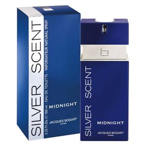  Silver Scent Midnight by Jacques Bogart for Men - Eau de Perfume, 100ml 