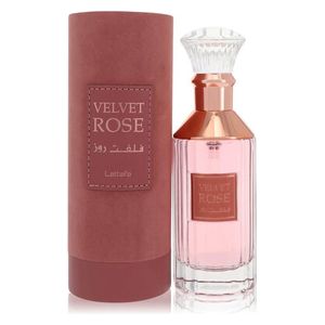  Velvet Rose by Lattafa for Unisex - Eau de Parfum, 100ml 