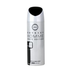 Odyssey Homme White Edition by Armaf for Men - Fragrance Body Spray, 200ml