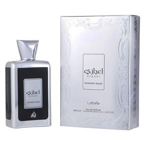  Ejaazi Intensive Silver by Lattafa for Unisex - Eau de Parfum, 100ml 