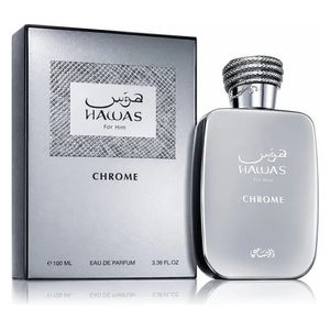  Hawas Chrome by Rasasi for Men - Eau de Parfum, 100 ml 