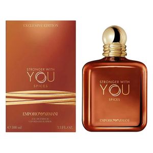  Stronger With You Spices by Giorgio Armani for Men - Eau de Parfum, 100 ml 
