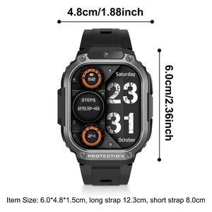  Domiwear DO-EL-BL-01 - Smart Watch - Black 
