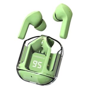  DTNo1 Air31 - Bluetooth Headphone In Ear - Bluetooth 5.3 - Up to 20–28 hours with case - Green 