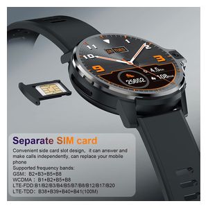  Lemfo Smart Watch - DM30 4g - Black 