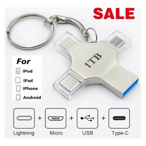  KOSPET IF-1TB-SL- 1000GB - USB Flash Drive - Silver 