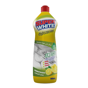  سائل غسيل سوبر وايت للصحون بعطر الليمون - 900 مل 