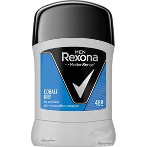  Cobalt Dry by Rexona for Men - Deodorant Body Roll On, 50ml 