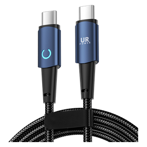  URPower 60WMCRP - USB-C To USB-C Cable - 1.2 m - 60W - Black 
