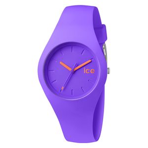  ساعة ايس واتش للجنسين ICECWPEUS14 - عرض بعقارب, سوار من مطاط - بنفسجي 