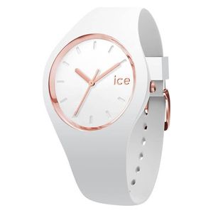  Ice-Watch ICEGLWRGUS14 For Unisex - Analog Display, Silicone Band - White 