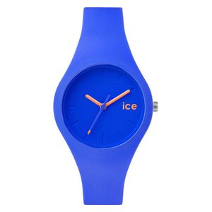  ساعة ايس واتش للجنسين ICEDAZSS14 - عرض بعقارب, سوار من سيليكون - ازرق 