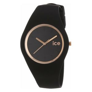  Ice-Watch ICEGLBRGUS14 For Unisex - Analog Display, Silicone Band - Black 