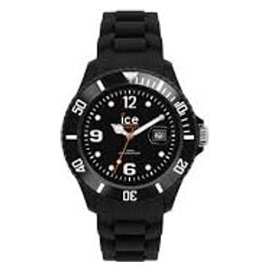 ice watch SIBKUS09 For Unisex - Analog Display, silicone Band - Black