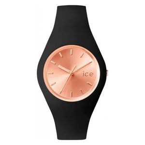  ساعة ايس واتش للجنسين ICECCBRGUS15 - عرض بعقارب, سوار من مطاط - اسود 