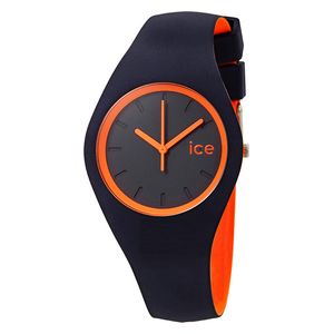  Ice-Watch DUOOOEUS16 For Unisex - Analog Display, Silicone Band - Black 