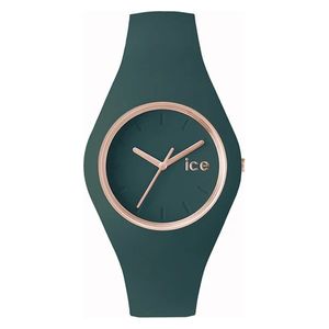  ice watch ICEGLUCHUS14 For Unisex - Analog Display, Silicone Band - Green 